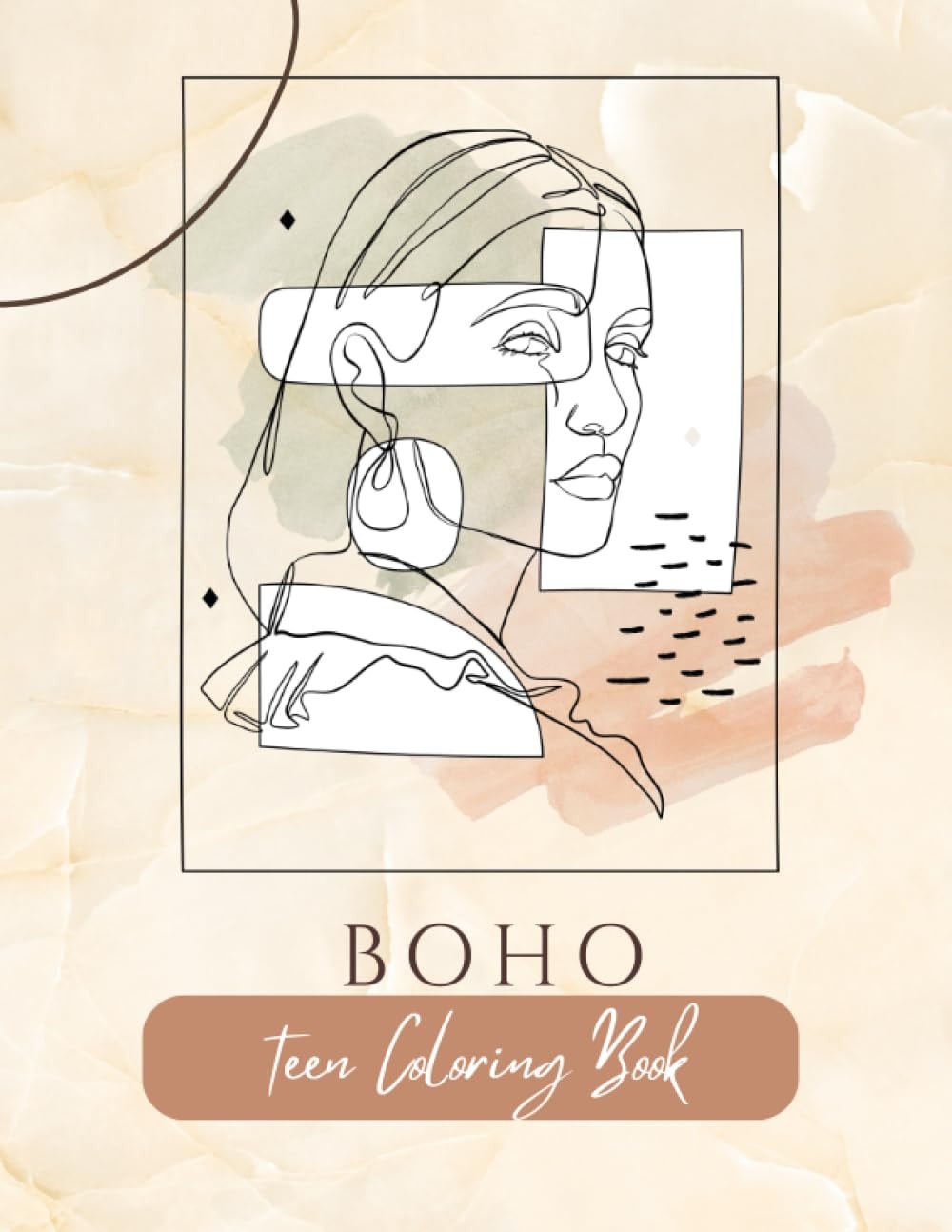 BOHO Teen Coloring Book