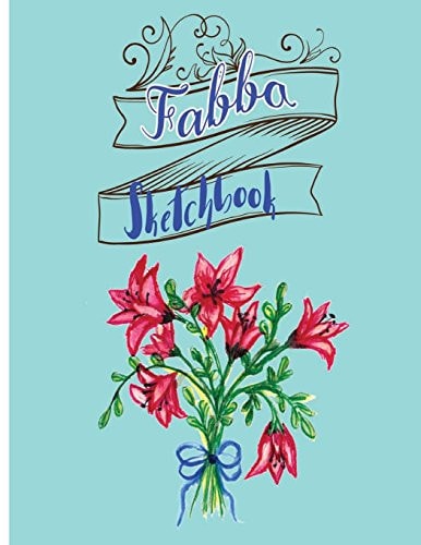 Fabba Sketchbook: Sketchbook for all : Large 8.5 x 11 inches , unlined , 110 pages (Fabba Sketchbook 888)
