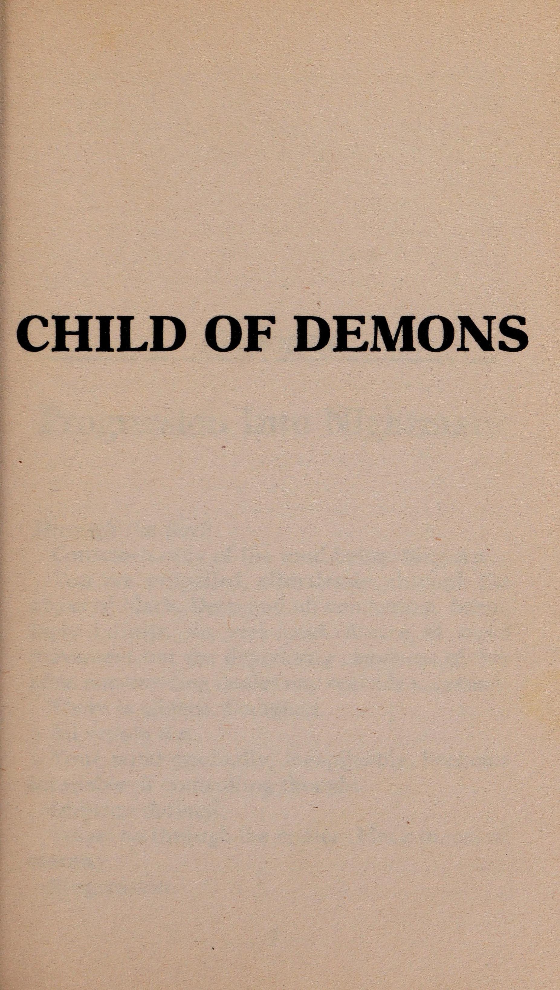 Child of Demons