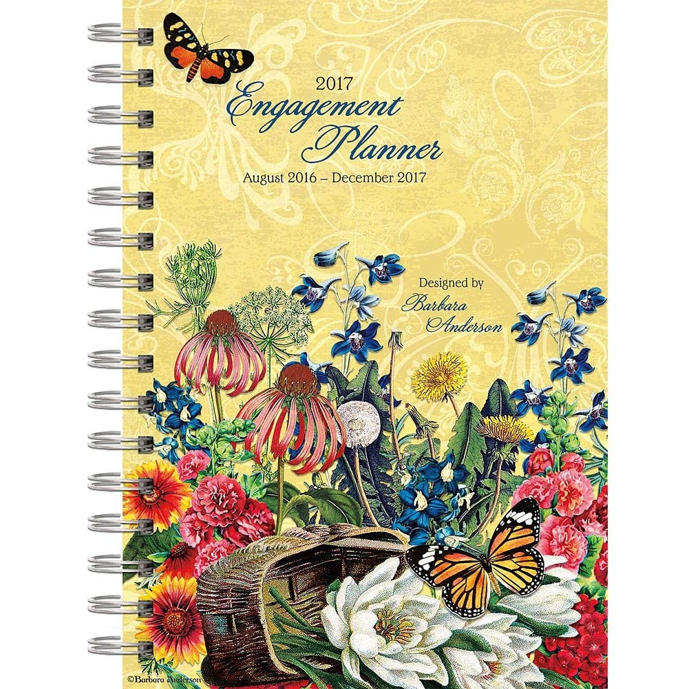 Botanical Gardens 2017 17-Month Planner