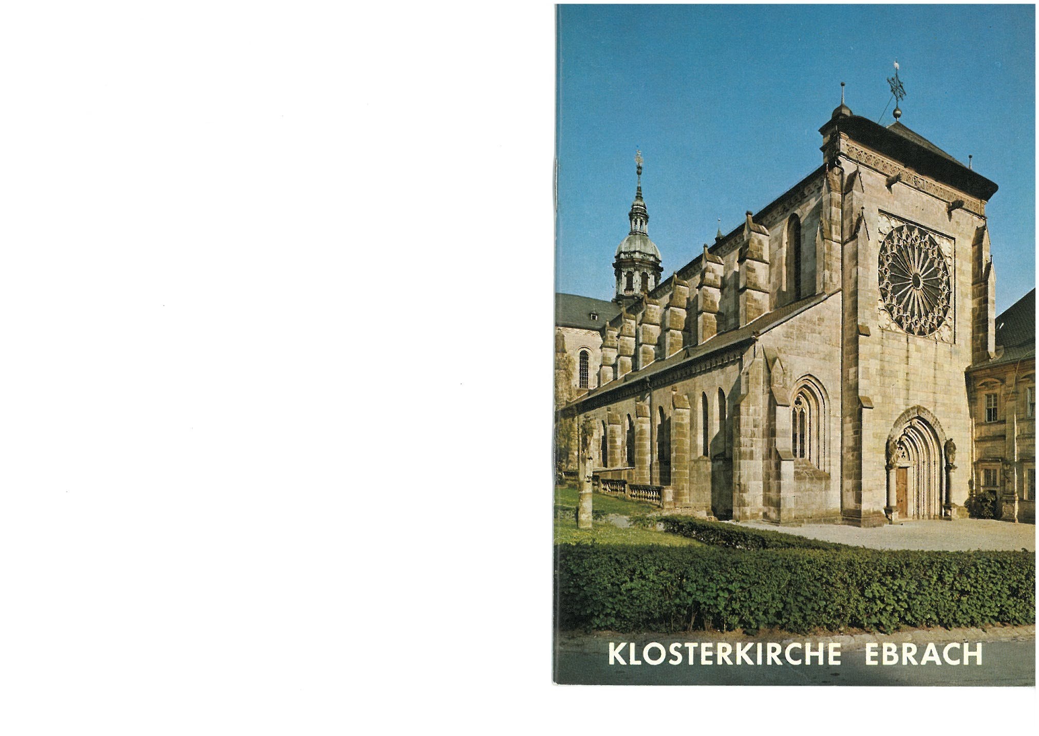 Ebrach: Pfarrkirche, Ehemalige Zisterzienserabteikirche (Kleine Kunstfuhrer) (German Edition)