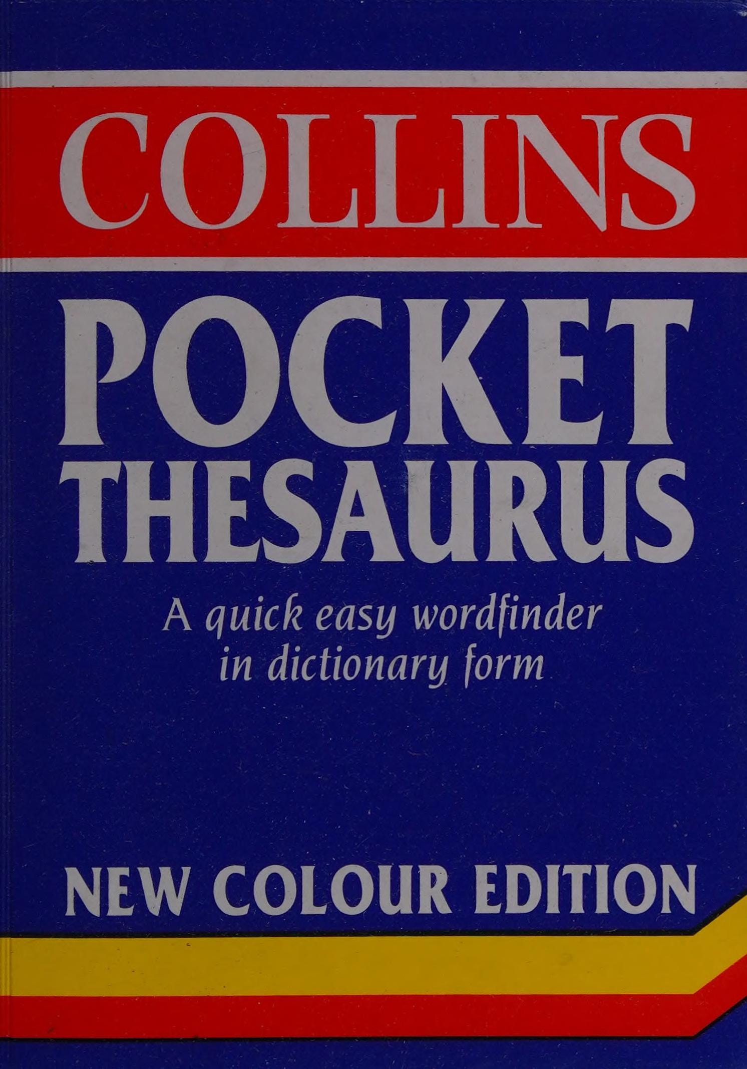 Collins Pocket English Thesaurus