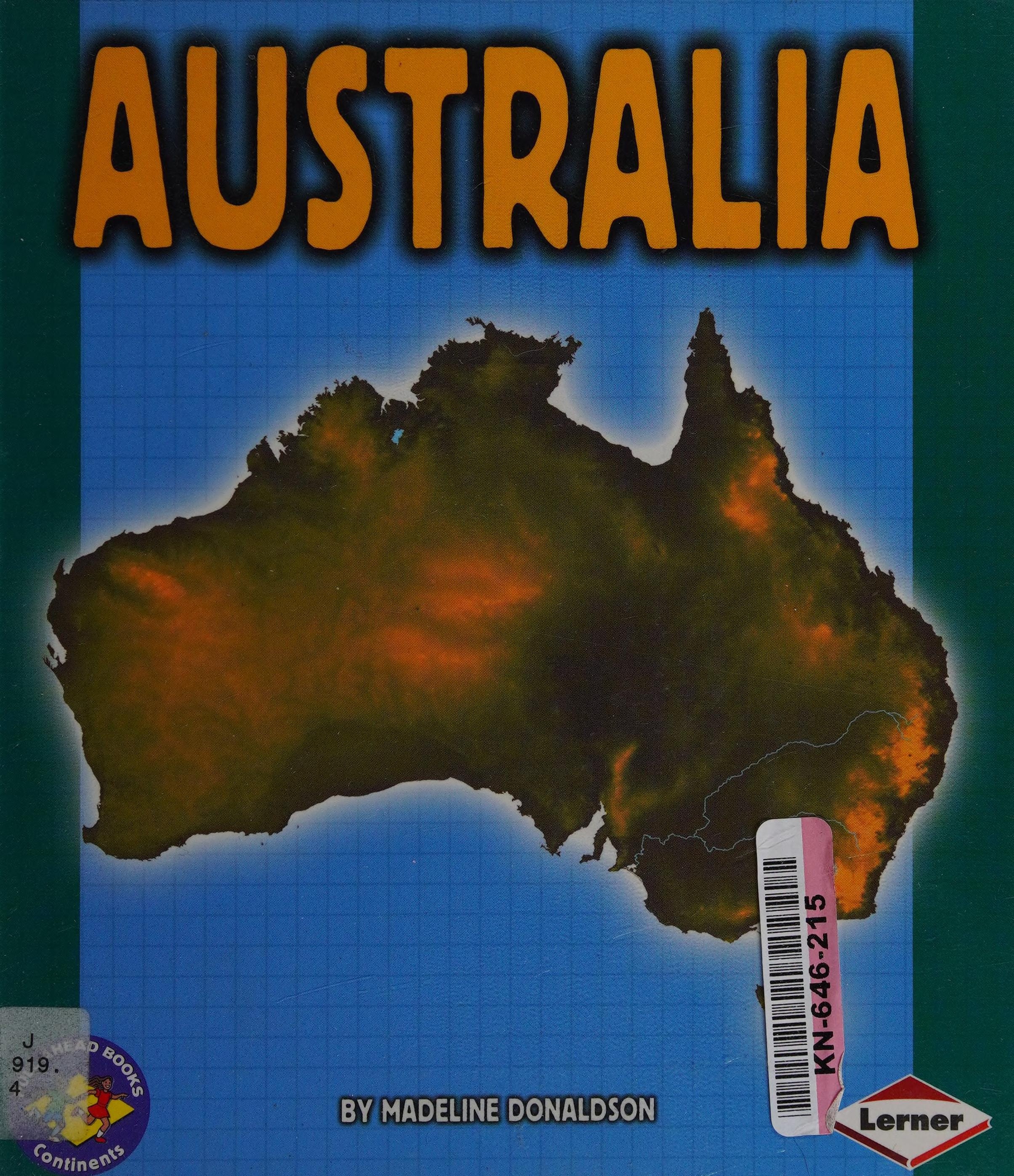 Australia (Pull Ahead Books - Continents)