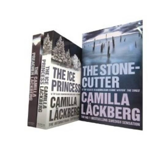 Camilla Lackberg Patrik Hedstrom 3 Books Collection Set: (The Ice Princess (Patrik Hedstrom 1), The Preacher (Patrik Hedstrom 2), The Stonecutter (Patrik Hedstrom 3)
