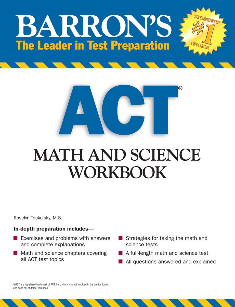 Barron's ACT Math and Science Workbook
