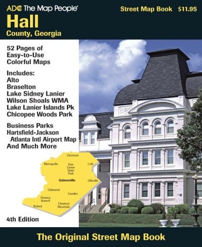 ADC The Map People Hall County, Georgia: Street Map Book