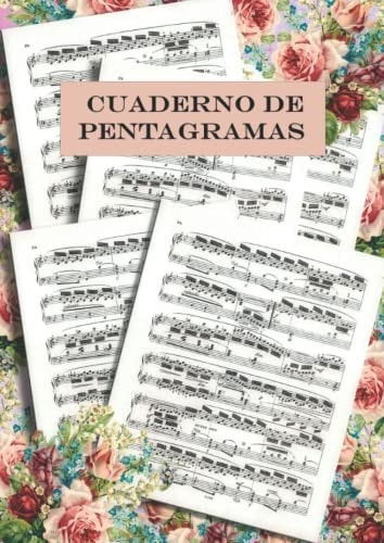 Cuaderno de pentagramas: Cuaderno de música - Libreta de pentagramas A4 - 12 Pentagramas por página para escribir - Papel pentagramado - Libreta de música (Spanish Edition)