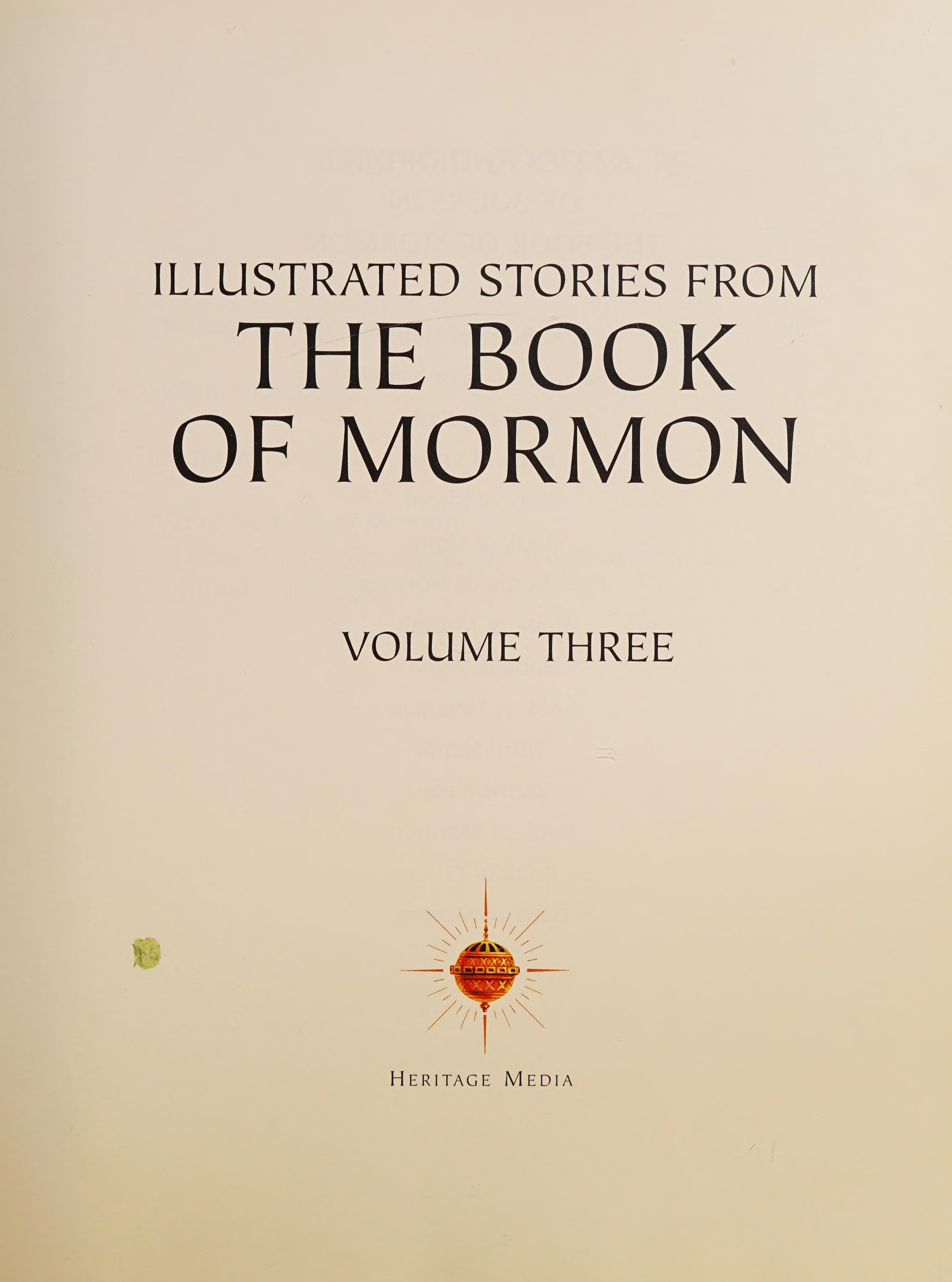 Illustrated Stories from the Book of Mormon Volume One