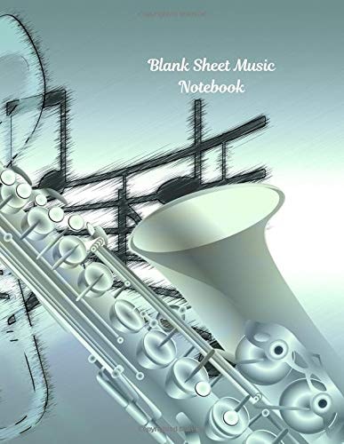 Blank Sheet Music Notebook: Journal & Manuscript Paper for Musicans & Lyrics (100 pages, 8.5 x 11 in, 10 Staves per Page, Table of Contents) (Music Notebooks)