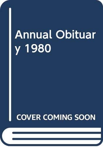 Annual Obituary 1980