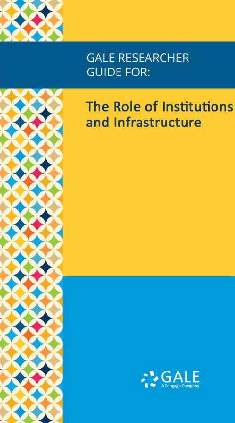 Gale Researcher Guide for: The Role of Institutions and Infrastructure