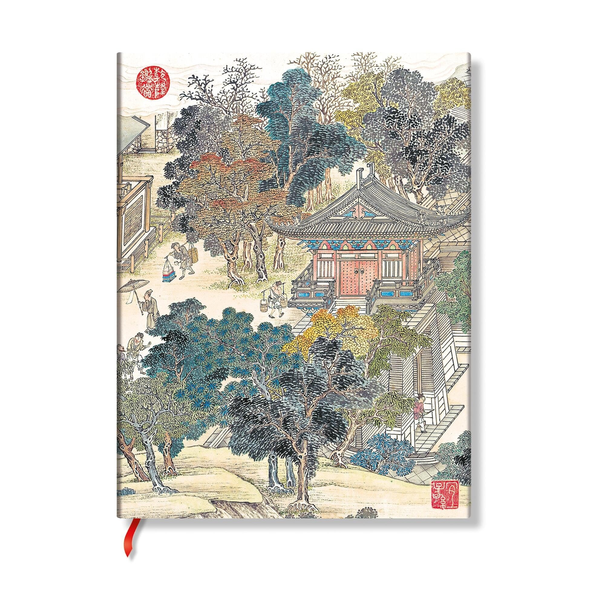 Golden Age of Prosperity Midi Lined Hardcover Journal, 144pg, 120GSM, Deji Art Museum Collection by Paperblanks (An Era in Jinling)