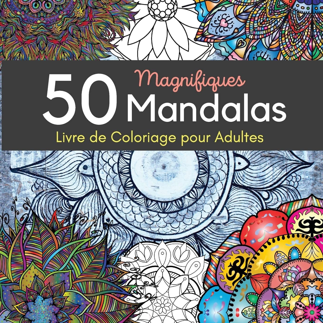 50 Magnifiques Mandalas Livre de Coloriage pour Adultes: Sélection Fantastique des Meilleures Mandalas pour se Détendre, Super Loisir Antistress pour ... Mandalas à Colorier Adultes (French Edition)