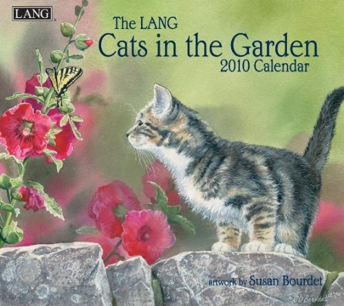 Cats In The Garden 2010 Wall Calendar