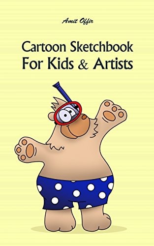 Cartoon Sketchbook For Kids & Artists: Sketchbooks for Students, Artists & Kids (Sketchbooks For Kids & Artists - 5X8 Inch 72 Pages)