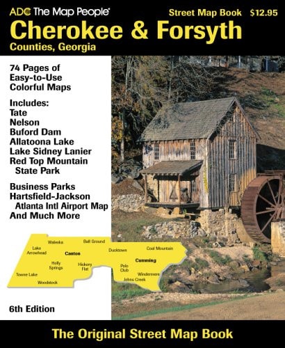 Cherokee & Forsyth Counties Ga Atlas