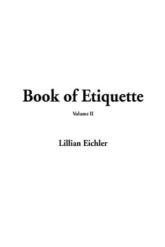 Book of Etiquette