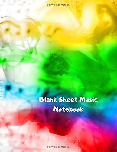 Blank Sheet Music Notebook: Journal & Manuscript Paper for Musicans & Lyrics (100 pages, 8.5 x 11 in, 10 Staves per Page, Table of Contents) (Music Notebooks)