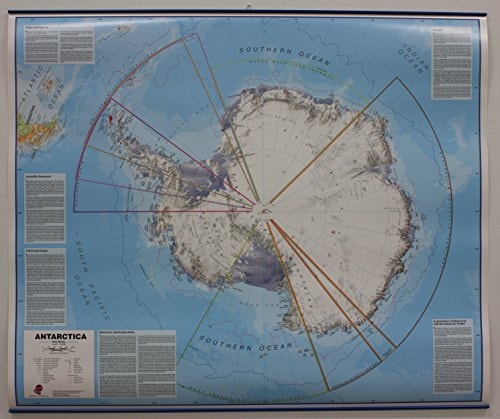 ANTARTICA POL. 1/7M PLAST. 120X100 CM (POSTER - 1/7.000.000) (French Edition)