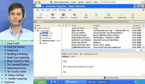 Dragon NaturallySpeaking 9 Video Guide: Volumes I & II (for Naturally Speaking software)