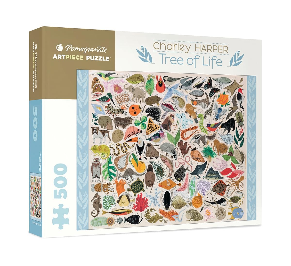 Charley Harper - Tree of Life: 500 Piece Puzzle (Pomegranate Artpiece Puzzle)