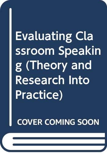 Evaluating Classroom Speaking