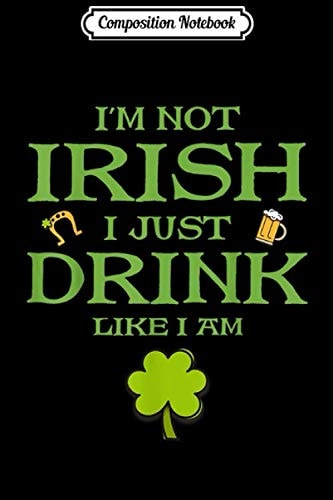 Composition Notebook: St Patricks Day 2018 Irish Michigan Drinking State Journal/Notebook Blank Lined Ruled 6x9 100 Pages