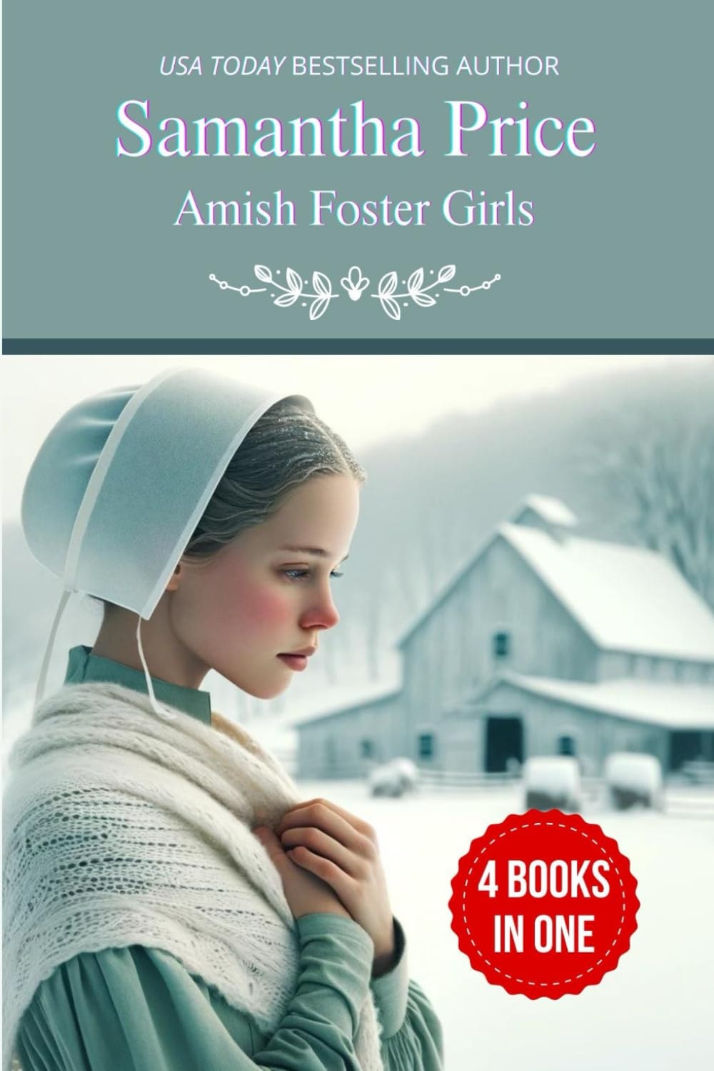 Amish Foster Girls 4 Books-in-1: Complete Amish Romance Series