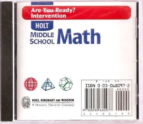 Are You Rdy? Intervent CD-R MS Math 2004