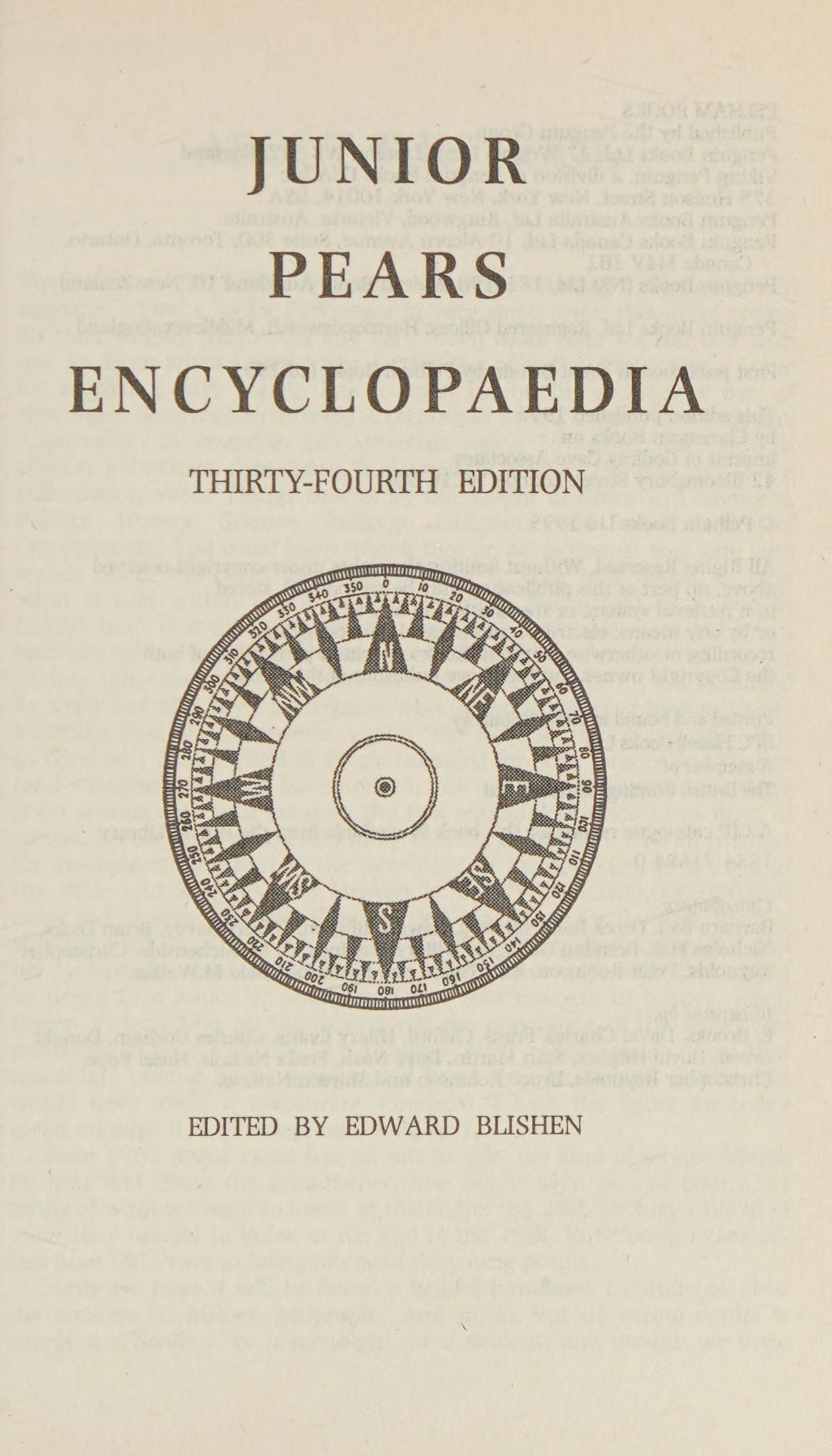 Junior Pears Encyclopaedia