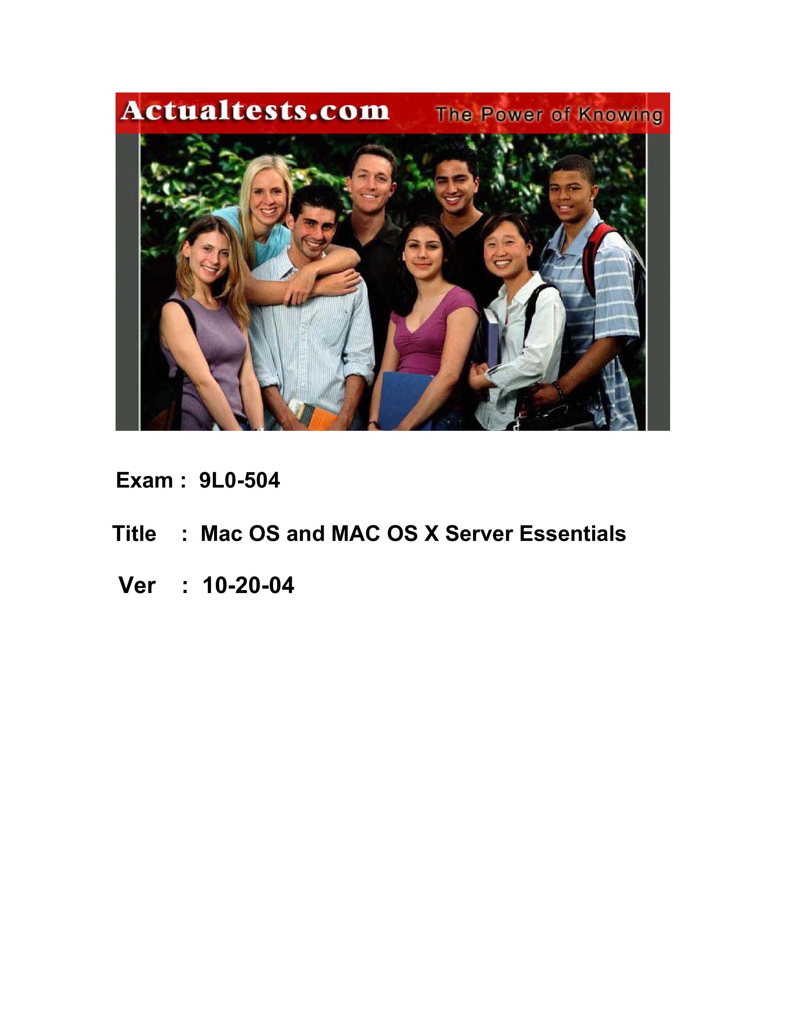 Mac OS X server essentials