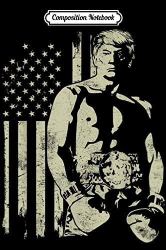 Composition Notebook: Mens Funny Trump Show Body Training Boxer Meme Trump 2020 Gift Mug Journal/Notebook Blank Lined Ruled 6x9 100 Pages