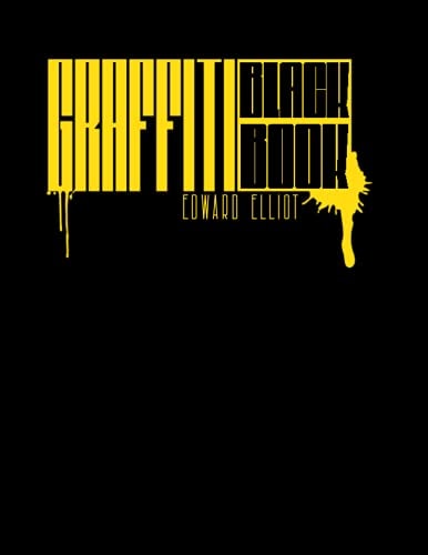 Graffiti Black Book: 120 pages lined layout to sketch your masterpiece before working on spot