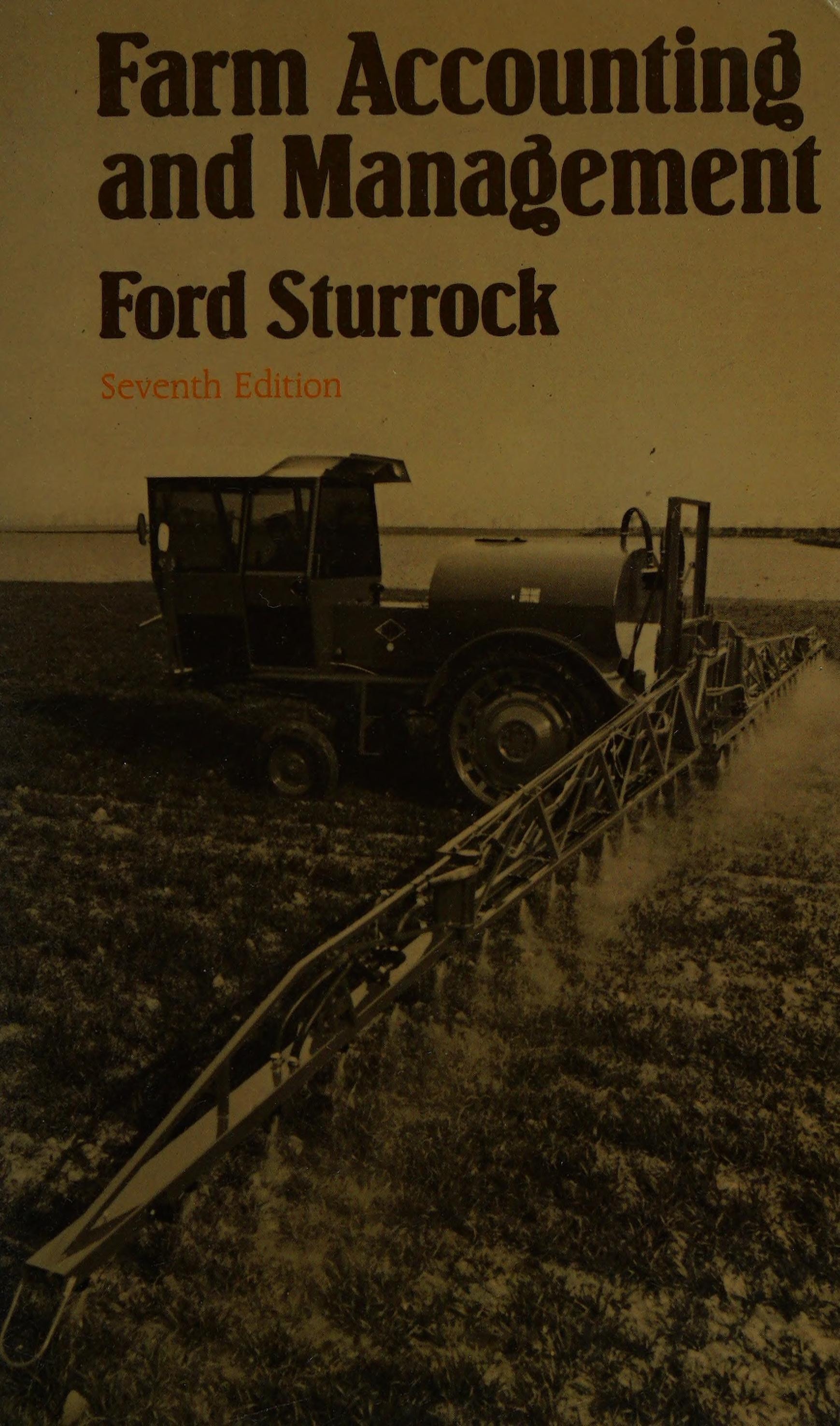 Farm Accounting and Management